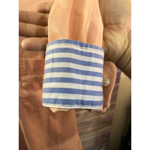 PUSSERS Orange Button-Up Shirt – Size M – Flip Cuff Detail - Picture 9 of 11